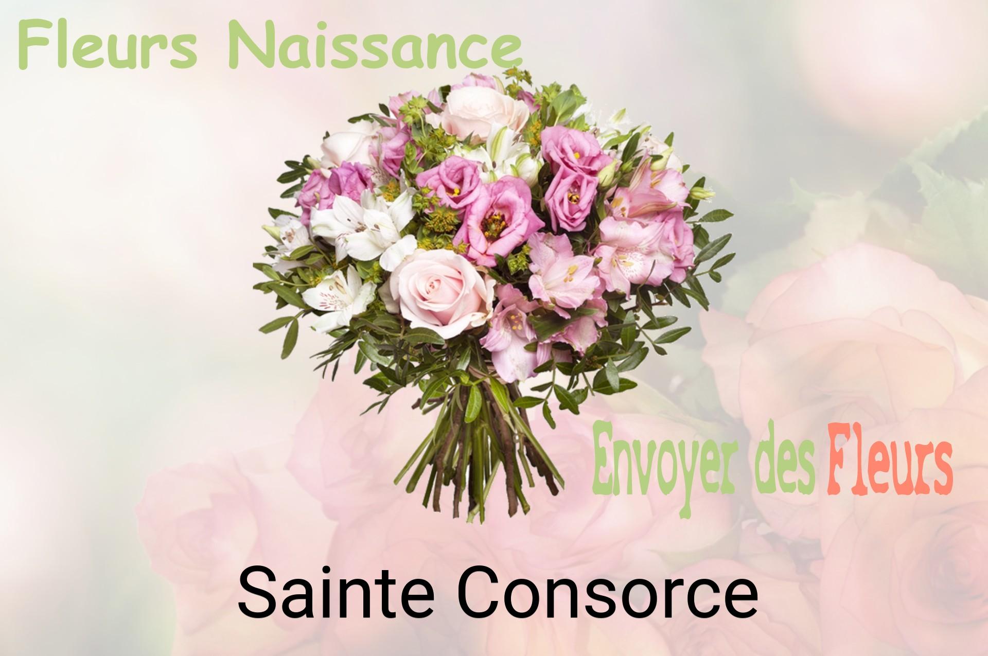 Bouquet de fleurs de naissance livré à Sainte-Consorce