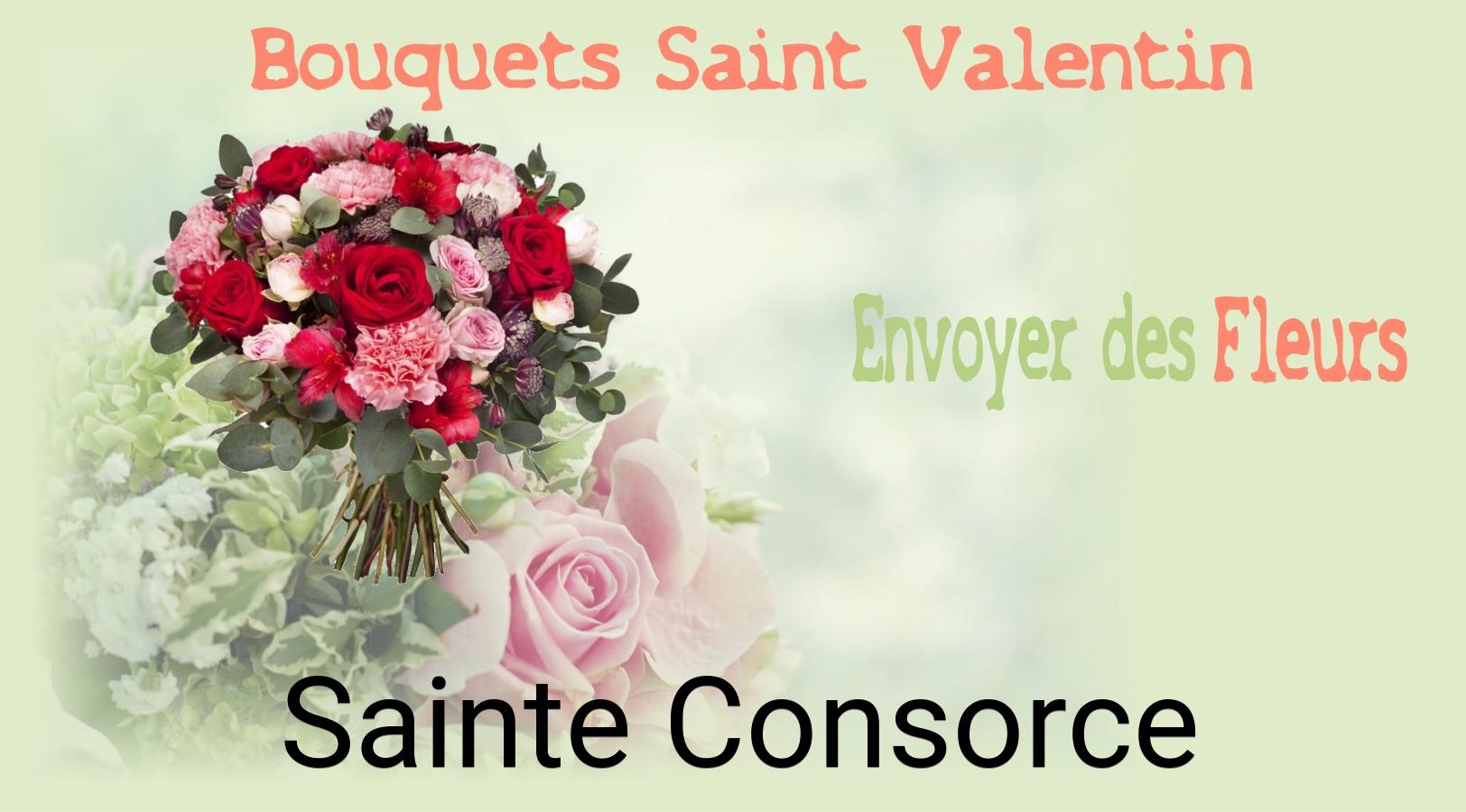 Roses de Saint-Valentin livrées à Sainte-Consorce